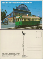 Postcard Seattle Waterfront Streetcar (Tram Schienenverkehr USA) 1990 - Other & Unclassified