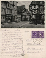 Hessisch Lichtenau Lebensmittel-Geschäft, Rathaus Mit Kanzler-Feige-Brunnen 1946 - Other & Unclassified