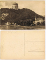 Ansichtskarte Kelheim Befreiungshalle - Stadt 1927 - Kelheim