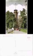 Ansichtskarte Heidelberg Königstuhl, Belebt - Turm Color-Aufnahme 1954 - Heidelberg