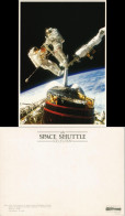 SPACE SHUTTLE Flugwesen Raumfahrt Astronauten Bei Weltall-Spaziergang 1990 - Raumfahrt