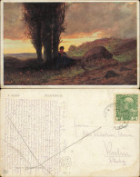 Künstlerkarte: Gemälde / Kunstwerke K. Rasek: Melancholie 1913 - Malerei & Gemälde