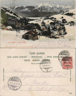 Ansichtskarte Les Avants Stadt Im Winter 1905  Gel. Ankunftsstempel Daaden - Sonstige & Ohne Zuordnung