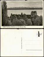 Ansichtskarte Meersburg Altes Schloß Burg Meersburg Bodensee Panorama 1950 - Meersburg