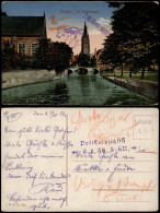 Postkaart Brügge Brugge | Bruges Le Beguinage 1917  Gel. Feldpost Post Leipzig - Altri & Non Classificati