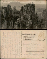 Ansichtskarte Rathen Basteibrücke - Sächsische Schweiz 1907 - Rathen