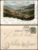 Ansichtskarte Wolfach (Schwarzwald) Blick Auf Die Stadt 1900 - Wolfach
