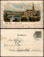 Ansichtskarte Litho AK Stuttgart Johanneskirche 1899 - Stuttgart