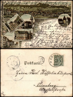 Ansichtskarte Litho AK Ebingen-Albstadt Post, Turnhalle, Straße, Totale 1900 - Albstadt