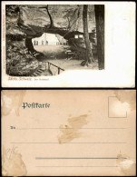 Litho AK Kirnitzschtal-Sebnitz Kuhstall Sächsische Schweiz 1907 - Kirnitzschtal