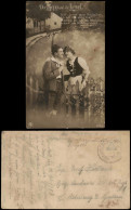 Menschen/Soziales Leben - Liebespaare Fotokunst Sepp U. Liesel 1915 - Coppie