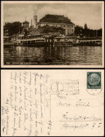 Ansichtskarte Kiel Schloß Und Hafendampfer 1937 - Otros & Sin Clasificación
