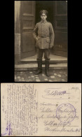 Ansichtskarte  Militaria Fotokunst Soldat WK1 1916  Gel. Feldpoststempel Geprüft - Guerra 1914-18