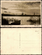 Ansichtskarte Lübeck Silouette Der Stadt - Stimmungsbild 1932 - Otros & Sin Clasificación