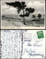 Ansichtskarte  Steinhuder Meer Badestrand Weißer Berg 1957 - Ohne Zuordnung