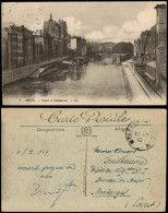 CPA Metz Canal Fluss Partie Blick Zur Kathedrale 1919 - Metz