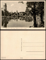 Ansichtskarte Altenburg Skatstadt Partie Am Kleinen Teich 1950 - Altenburg