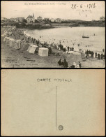 CPA .Frankreich St-Quay-Portrieux (C.-du-N.) La Plage 1918 - Andere & Zonder Classificatie
