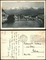 CPA Grenoble LES QUAIS ET LES ALPES Panorama-Ansicht 1926 - Grenoble