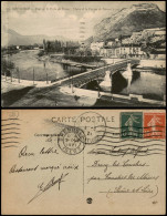 Grenoble Pont De La Porte De France, L'Isère Et Le Casque De Néron 1921 - Grenoble