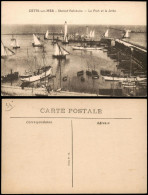 .Frankreich Station Balnéaire Le Port Et La Jetée CETTE-sur-MER 1910 - Andere & Zonder Classificatie