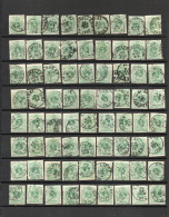 COB 45  Lot Pour Recherches  144 Timbres - 1869-1888 León Acostado