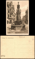 Freiburg Im Breisgau Stadt Partie, Gothischer Brunnen (Kinder Davor) 1920 - Freiburg I. Br.