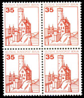 BERLIN DS BURGEN U. SCHLÖSSER Nr 673 Postfrisch VIERERB X07AD86 - Unused Stamps