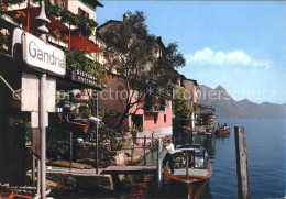 11718781 Gandria Lago Di Lugano Dorfpartie Bootsanleger Gandria - Autres & Non Classés