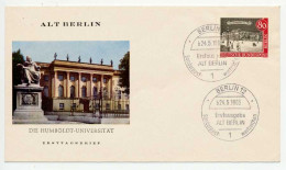 BERLIN 1962 Nr 227 BRIEF FDC X5BC70E - Covers & Documents