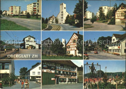 11715904 Oberglatt Orts Und Strassenpartien Kirche Spielplatz Oberglatt - Altri & Non Classificati