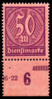 DEUTSCHES-REICH DIENST Nr 73 Postfrisch URA X63FA72 - Oficial