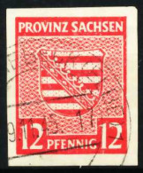 SBZ PROV. SACHSEN Nr 71X Zentrisch Gestempelt X6560C6 - Altri & Non Classificati