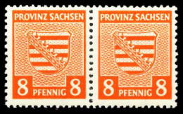 SBZ PROV. SACHSEN Nr 77Y Postfrisch WAAGR PAAR X65636E - Sonstige & Ohne Zuordnung