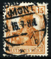 D-REICH K A Nr 100a Zentrisch Gestempelt X6871B2 - Oblitérés