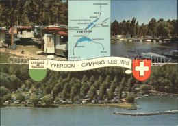 11715812 Yverdon VD Camping Des Iris Lageplan  - Autres & Non Classés