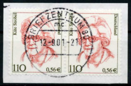 BRD DS FRAUEN Nr 2150 Zentrisch Gestempelt WAAGR PAAR X6D9222 - Used Stamps