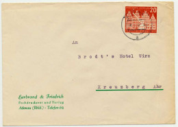BRD 1956 Nr 230 BRIEF EF X70C67E - Lettres & Documents