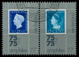 NIEDERLANDE 1976 Nr 1086WP-1087WP Gestempelt WAAGR PAAR S00913A - Used Stamps
