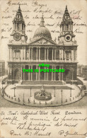 R611007 London. St. Paul Cathedral. West Front. 1902 - Andere & Zonder Classificatie