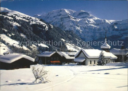 11715511 Lenk Simmental Dorfpartie Mit Kath Kirche Lenk Im Simmental - Other & Unclassified