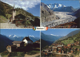 11715448 Betten VS Kirche Aletschgletscher Bettmeralp Weisshorn Betten - Other & Unclassified