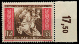 3. REICH 1942 Nr 822 Postfrisch ORA X85D396 - Ungebraucht