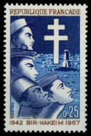 FRANKREICH 1967 Nr 1599 Postfrisch X88ED6A - Unused Stamps