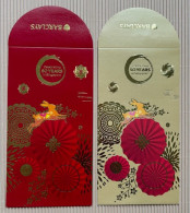 CC Chinese New Year 2 X 'BARCLAYS RABBIT YEAR 2023 Red Pocket CNY Chinois - Modernas (desde 1961)