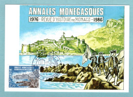 Carte Maximum Monaco 1986 - Annales Monégasques 1986 - YT 1531 - Cartas Máxima