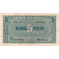 Danemark, 5 Kroner, KM:35e, TTB - Denemarken