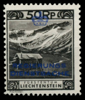 LIECHTENSTEIN DIENSTMARKEN 1932 33 Nr 6C Postfrisch X6A69EA - Dienstmarken