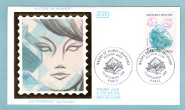 FDC France 1986 - Nature De France : Minéraux - Fluorite - YT 2432 - Paris - 1980-1989