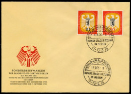 BERLIN 1955 Nr 129-130 BRIEF FDC X6E2D5E - Brieven En Documenten